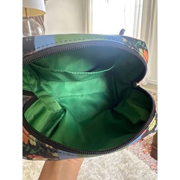 Tory Burch Floral Stripe Cosmetic Bag - Picture 5 of 7